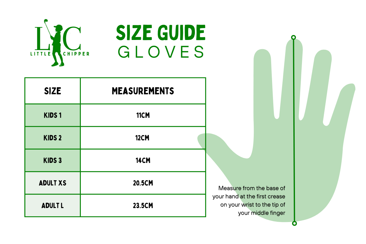 Kids Golf Glove in Chipper Green