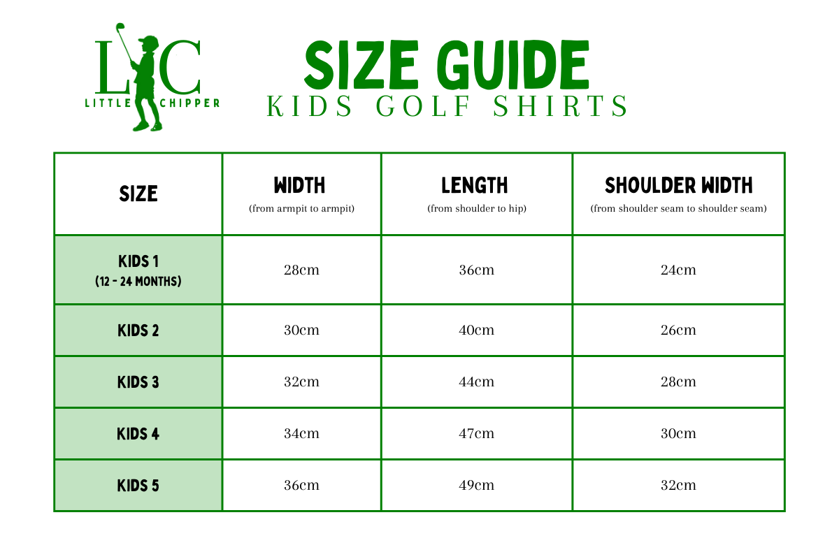 The Kiwi Kids Golf Shirt