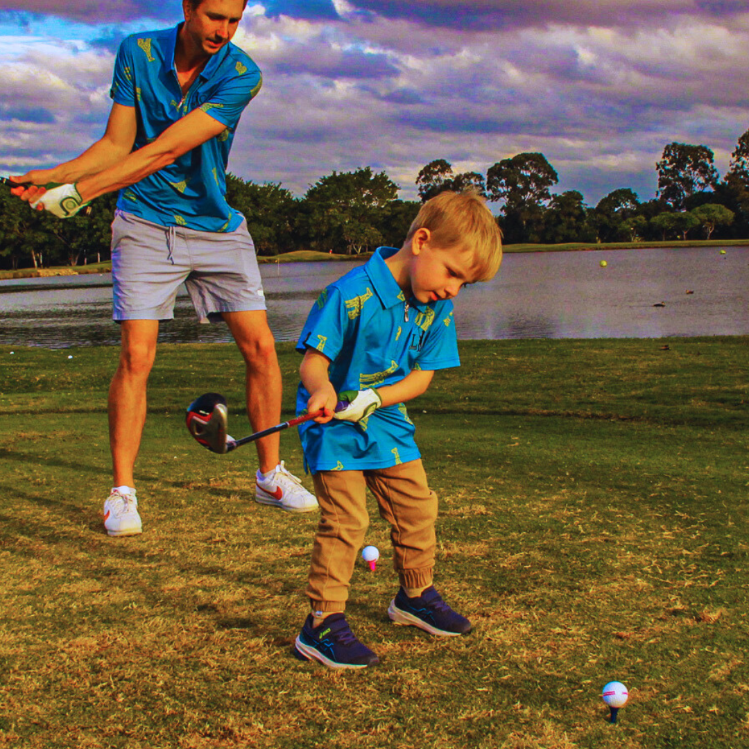 The Giraffe Kids Golf Shirt
