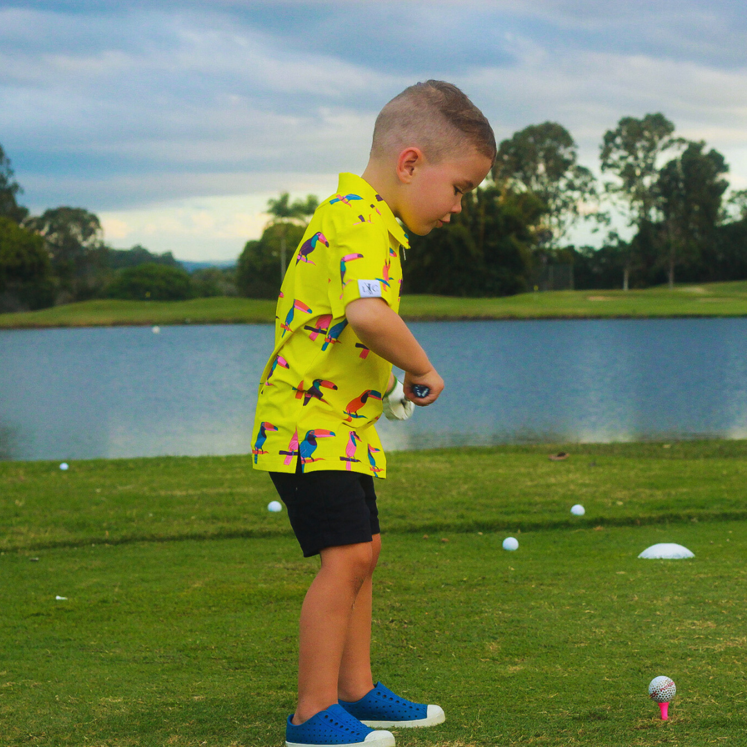 The Toucan Kids Golf Shirt